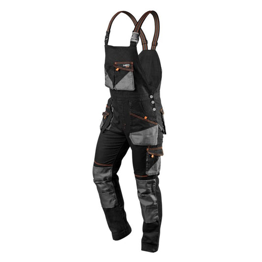 Unisex arbejdsbukser med seler NEO TOOLS S HD Slim, 1 stk.