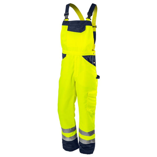 Unisex arbejdsbukser med seler NEO TOOLS S med høj synlighed, 1 stk.