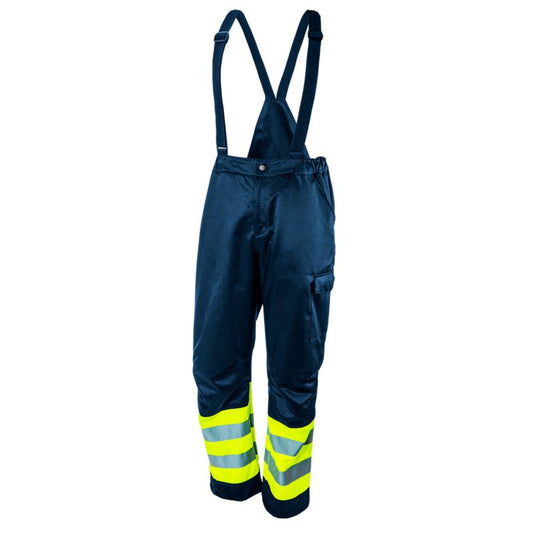 Unisex arbejdsbuksedragt NEO TOOLS S i marineblå med høj synlighed, 1 stk.