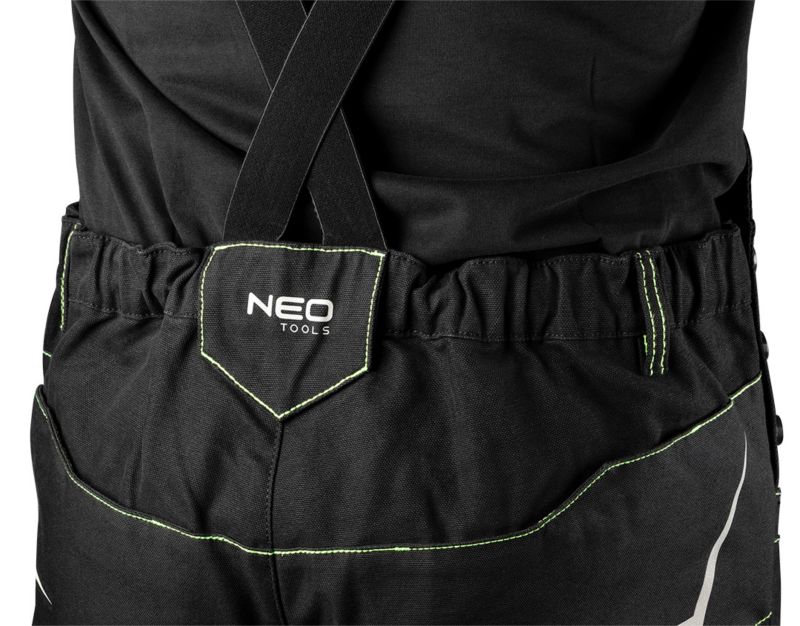 Unisex arbejds-overalls NEO TOOLS XL sort 1 stk.