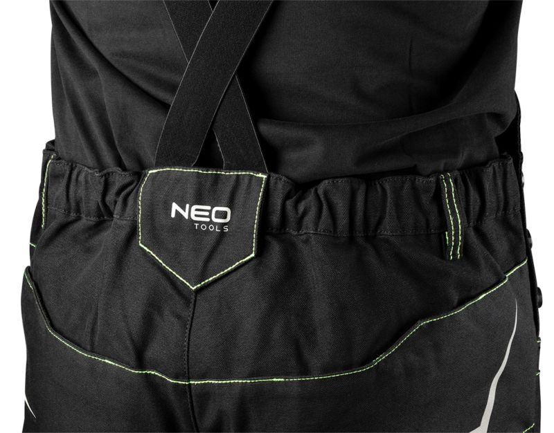 Unisex arbejdsoveralls NEO TOOLS XXL sort 1 stk.