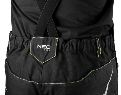 Unisex arbejdsbuksedragt NEO TOOLS XXXL sort 1 stk.