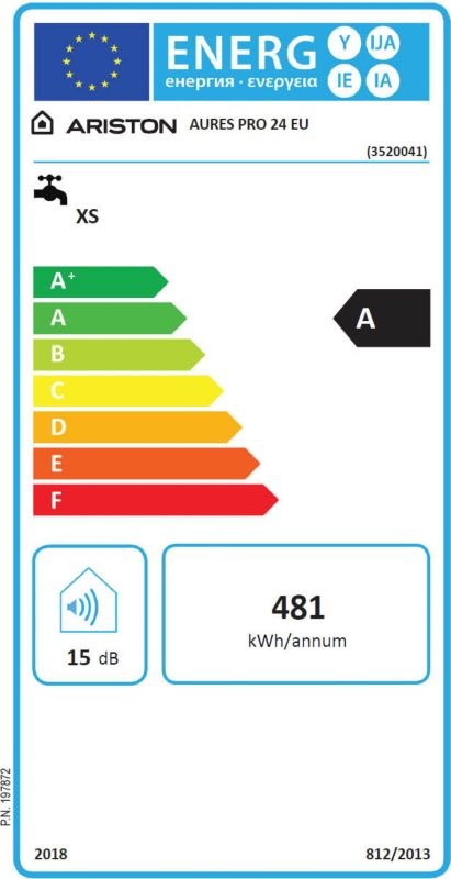 Ariston Aures elektrisk vandvarmer 24 kW