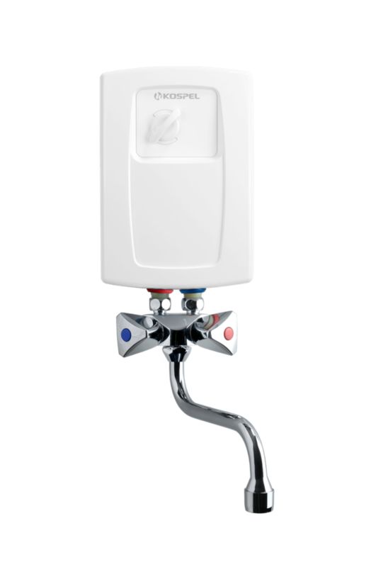 Gennemstrømningsvandvarmer Twister 5,5 kW med Armatur