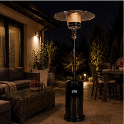 Gas Terrassevarmer DE-13800 13 kW Sort