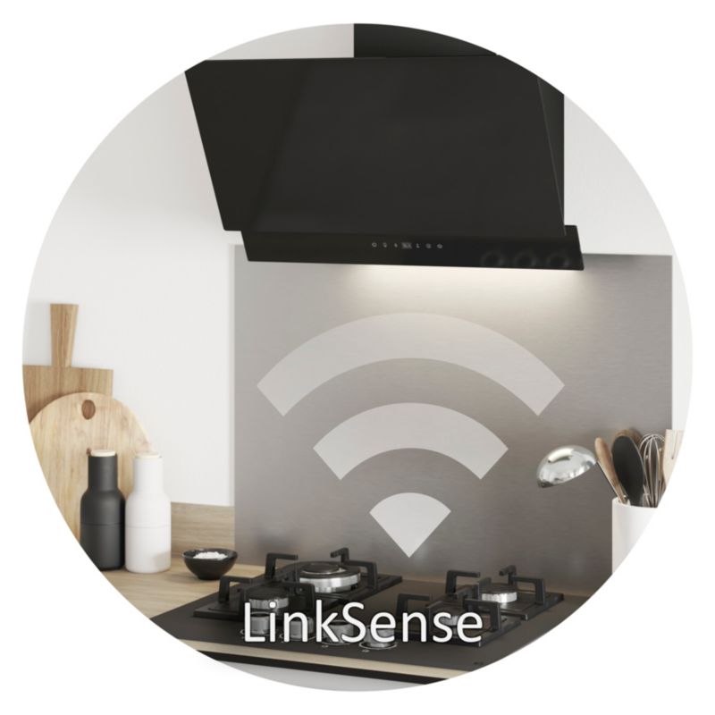 GoodHome køkkenemhætte 60 cm mat-sort