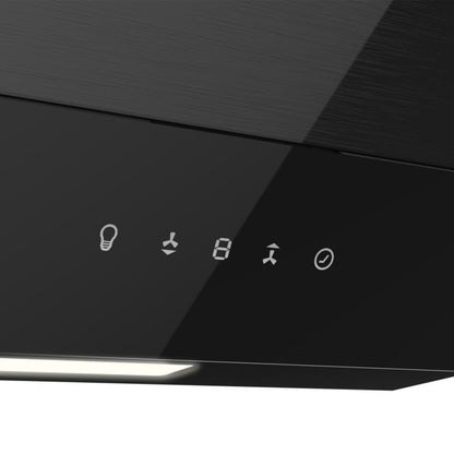 GoodHome Linksense 60 cm køkkenemhætte i glas