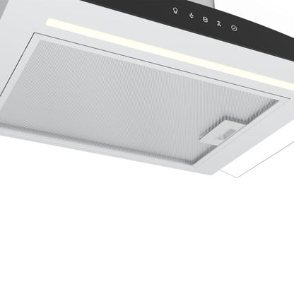 GoodHome Linksense Curv 60 cm køkkenemhætte i glas