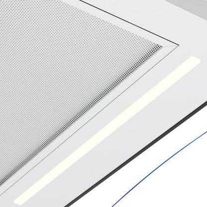 GoodHome Linksense Curv 60 cm køkkenemhætte i glas