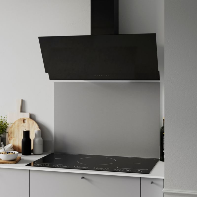 GoodHome 90 cm køkkenemhætte med luftsensor i glas