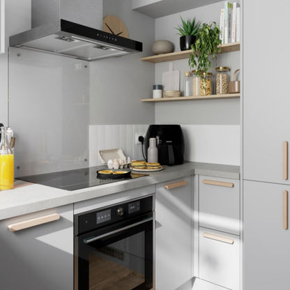 GoodHome T-formet emhætte med luftsensor 60 cm glas
