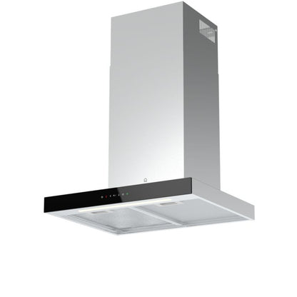 GoodHome T-formet emhætte med luftsensor 60 cm glas