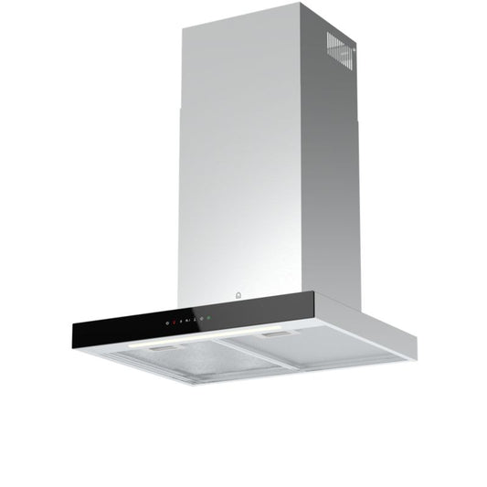 GoodHome T-formet emhætte med luftsensor 60 cm glas