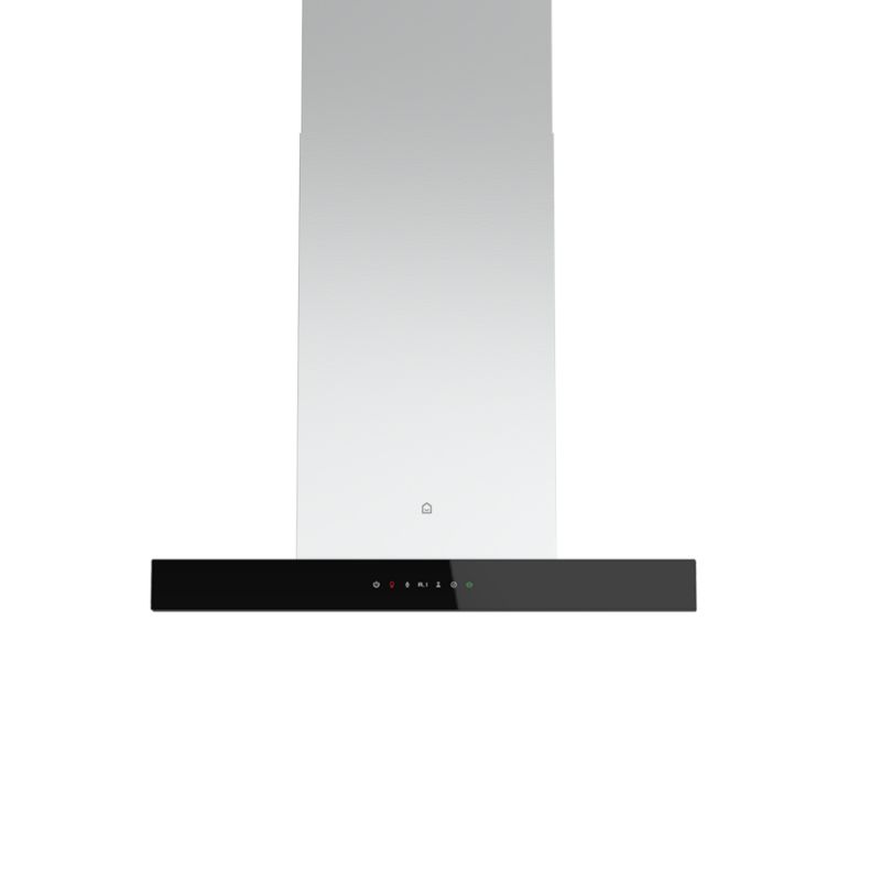GoodHome T-formet emhætte med luftsensor 60 cm glas
