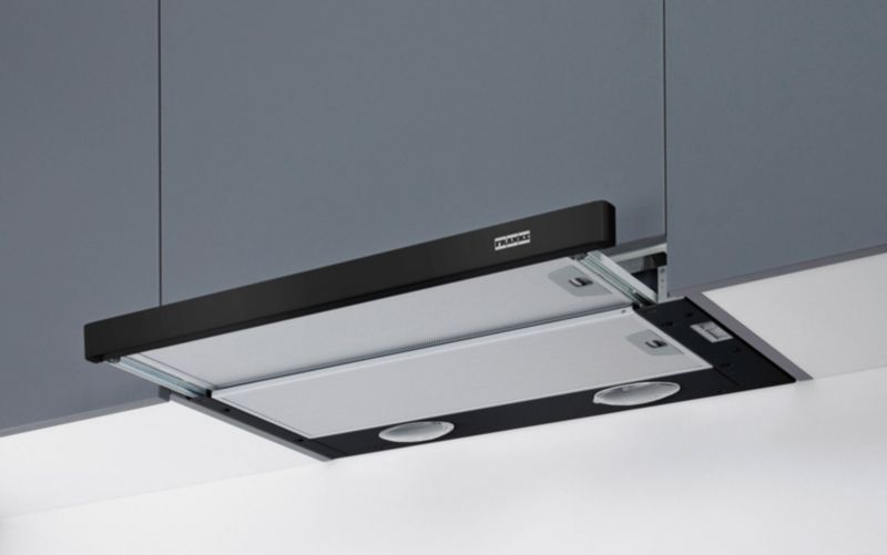 Franke FTC 632L BK teleskopisk emhætte i mat-sort finish