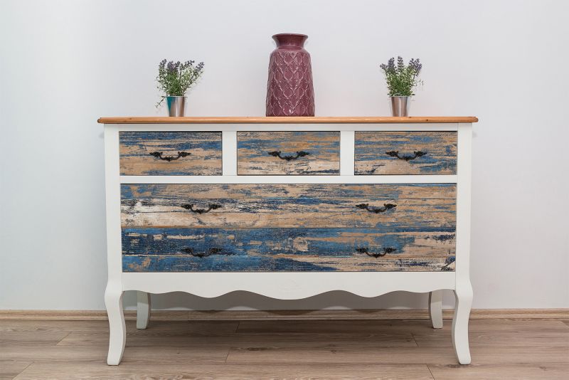 Tulup PVC møbelfolie gammel afskallet planke 100 x 50 cm