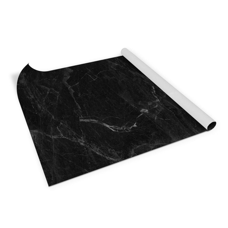 Dekorativ folie til møbler Tulup Mørk marmor 100x50 cm