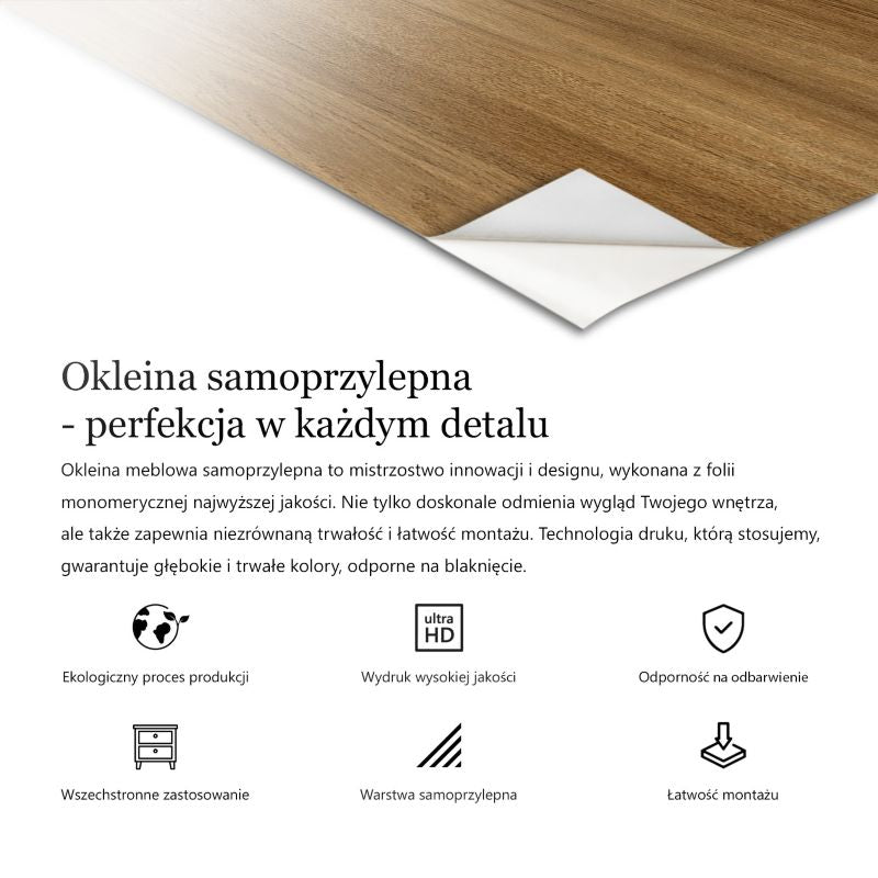 Dekorativ PVC-folie Tulup farverig marmor 100 x 50 cm