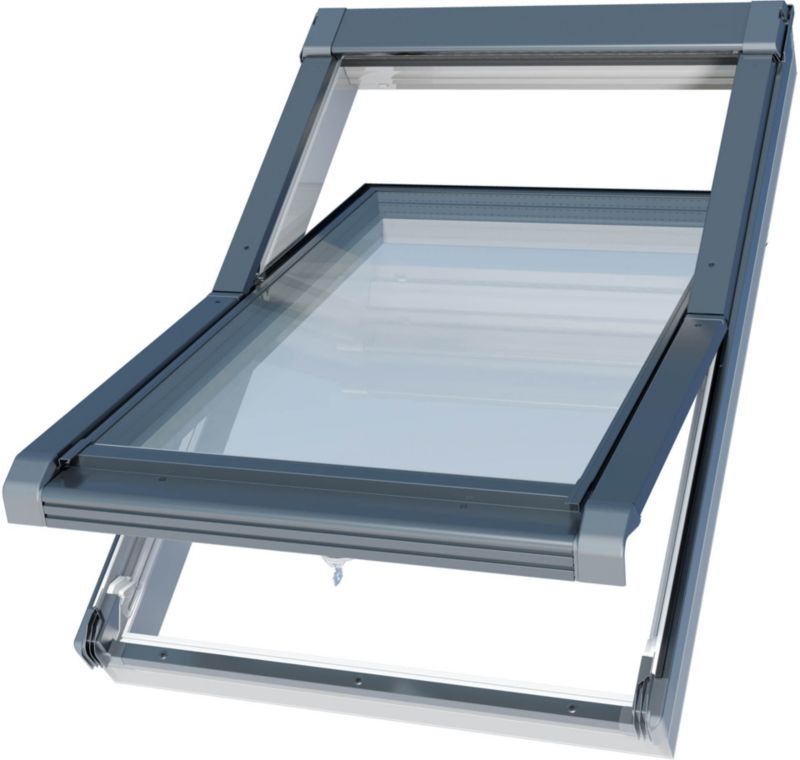 Ovenlysvindue Ceres PVC 78x118 cm Hvid