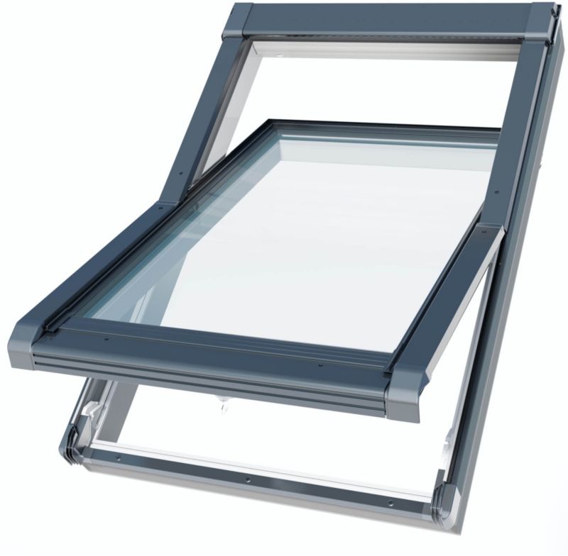 PVC tagvindue Okpol Neptun 78 x 118 cm