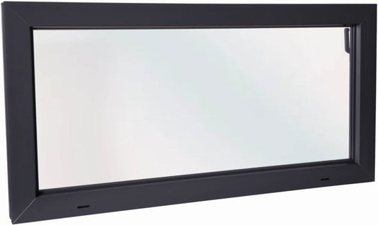 ACO PCV erhvervsvindue 100 x 50 cm i antracit