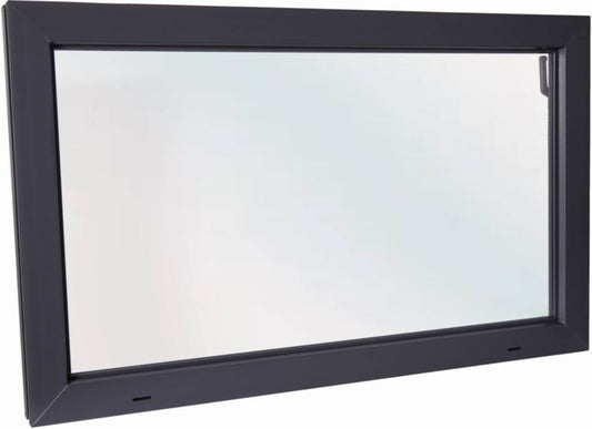 ACO PCV erhvervsvindue 100 x 60 cm i antracit