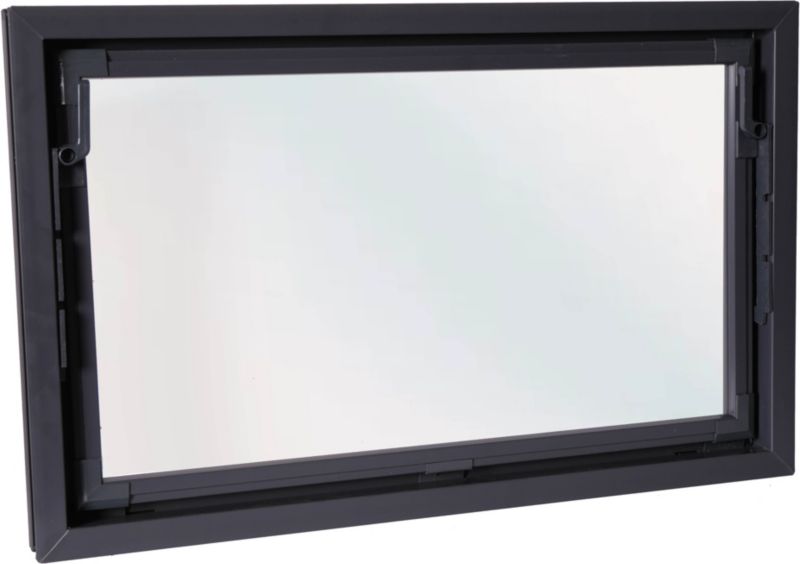 ACO PCV erhvervsvindue 80 x 50 cm i antracit