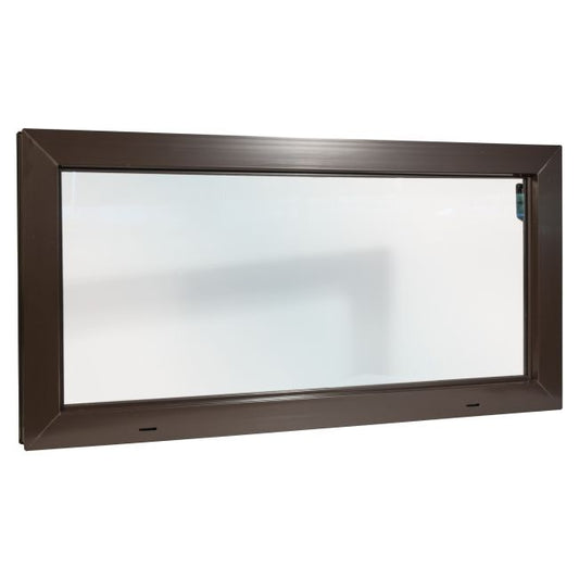 ACO PVC brunt erhvervsvindue 100 x 50 cm