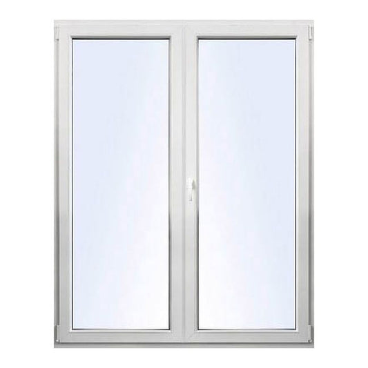PCV-vindue med sidehængt og topstyret funktion, dobbeltrude, 1765 x 2095 mm, symmetrisk, antracit