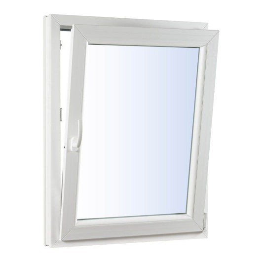 PCV-vindue med to lag glas, dreje- og vippefunktion, 865 x 1435 mm, højre, antracit