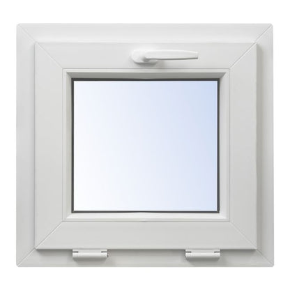 PVC Vindue Bundhængt 56,5x53,5 cm Hvid
