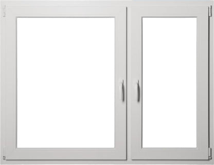 PVC-vindue med sidehængt og sidehængt-tilt funktion 1465 x 1135 mm højre hvid
