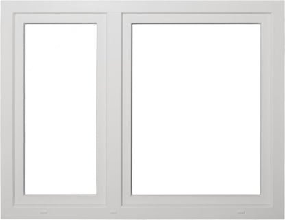 PVC-vindue med sidehængt og sidehængt-tilt funktion 1465 x 1135 mm højre hvid