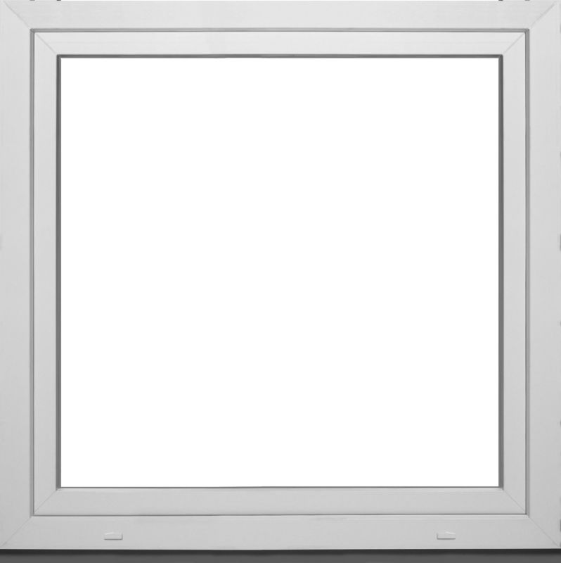 PVC-vindue med dreje- og kipfunktion 1165 x 1135 mm højre, hvid