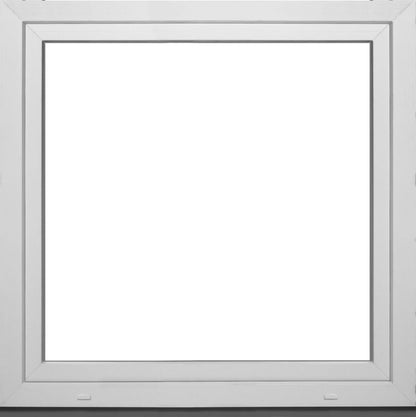 PVC-vindue med dreje- og kipfunktion 1165 x 1135 mm højre, hvid