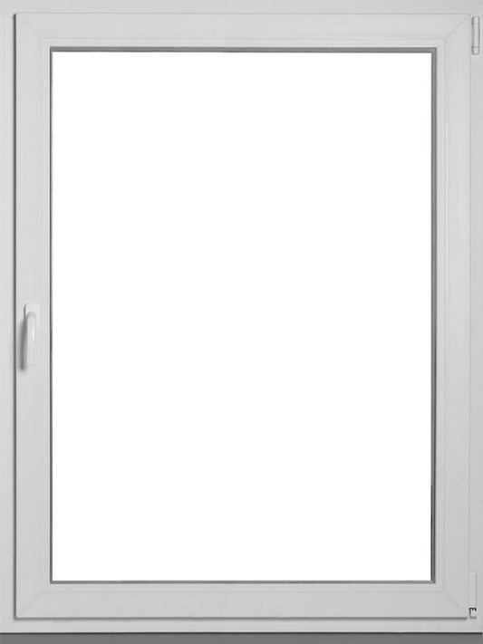 PVC-vindue med dreje- og kipfunktion 1165 x 1435 mm højrehængt hvid