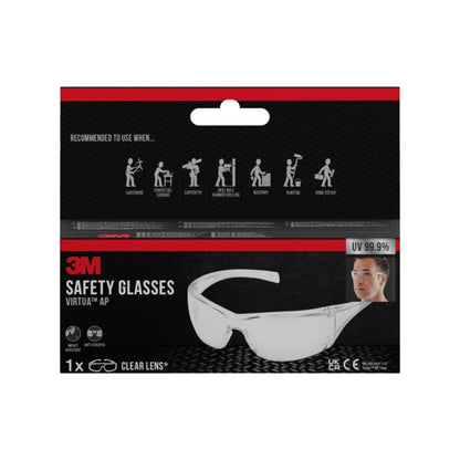 3M Virtua AP beskyttelsesbriller klare 1 stk.