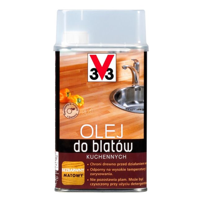 V33 klar olie til køkkenborde 0,5 l