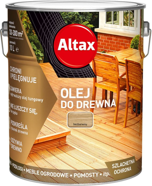 Altax klar træolie 10 l