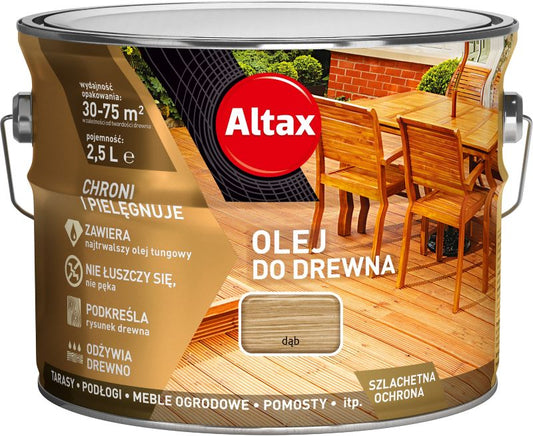Altax træolie eg 2,5 l