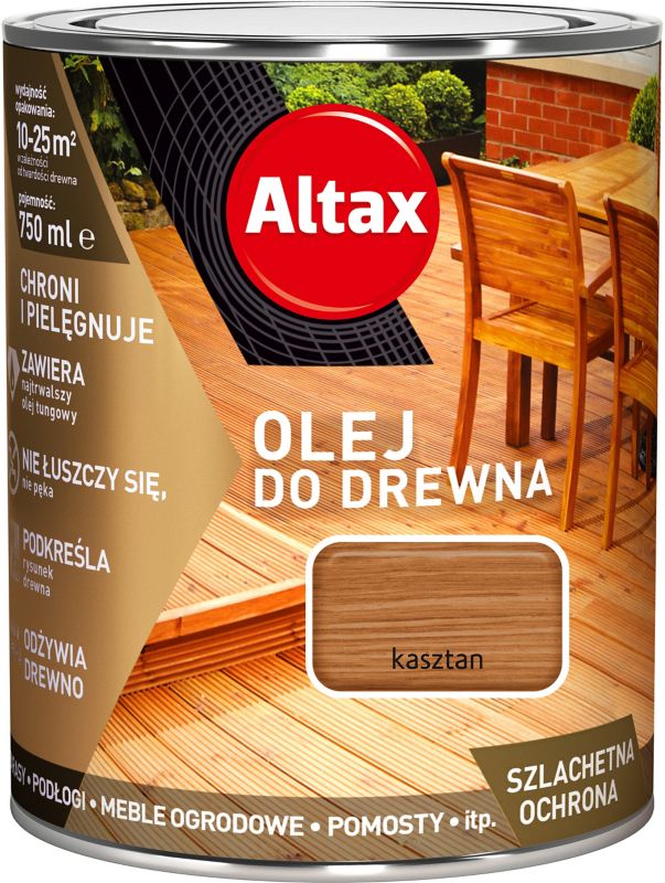 Altax kastanje træolie 0,75 l