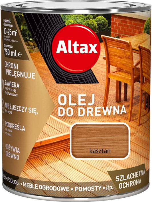 Altax kastanje træolie 0,75 l