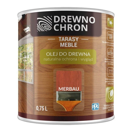 Drewnochron merbau træolie 0,75 l