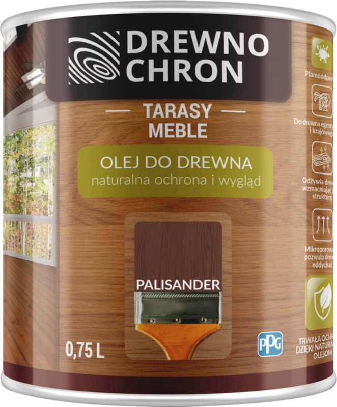 Drewnochron palisander træolie 0,75 l