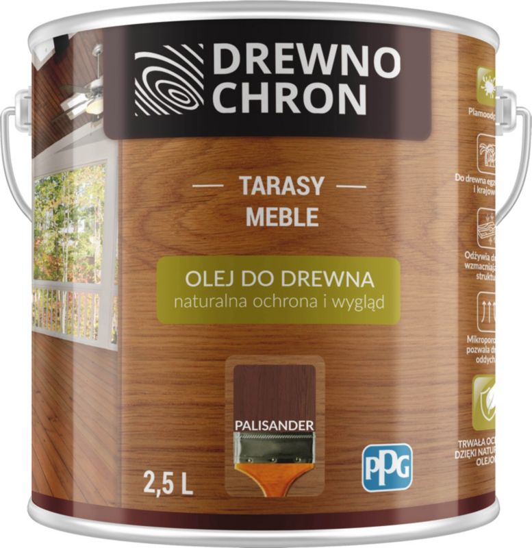Drewnochron palisander træolie 2,5 l