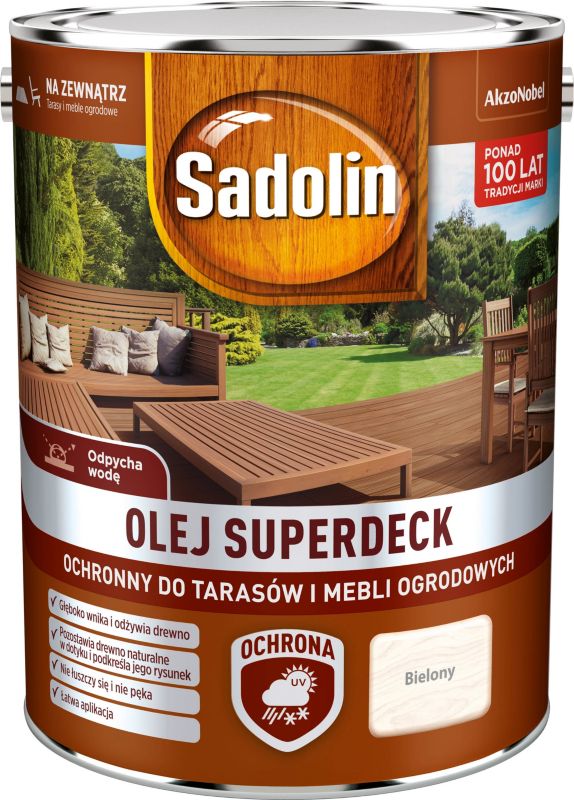 Sadolin Superdeck blegningsolie til træ 5 l