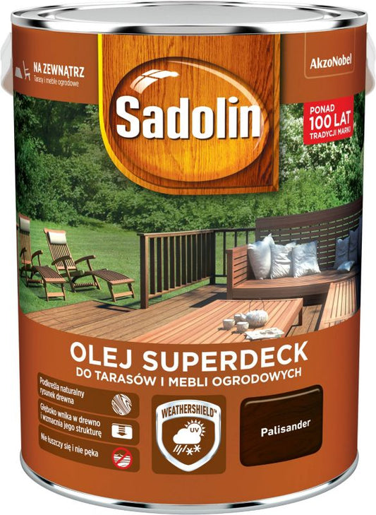Sadolin Superdeck palisander træolie 5 l