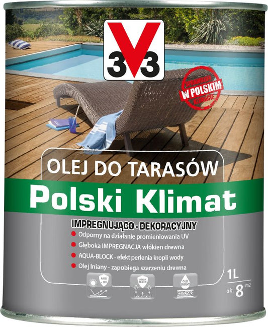 V33 terrasseolie klar 1 l
