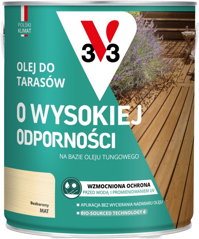 V33 terrasseolie klar 2,5 l