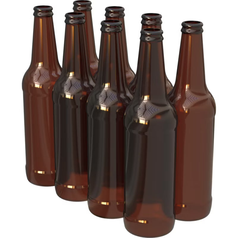 Ølflasker 500 ml Brun Glas 8 Stk.